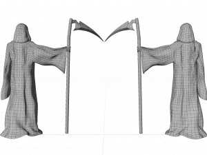 grim reaper sculpture 3D Модель
