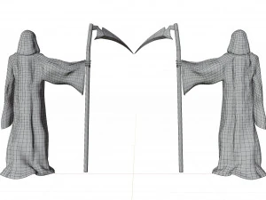 grim reaper sculpture 3D Model