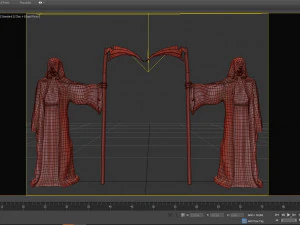 grim reaper sculpture 3D Model