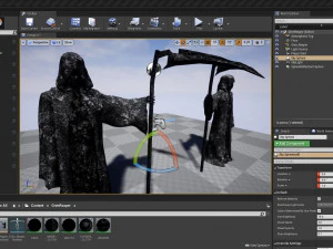 grim reaper sculpture 3D Model