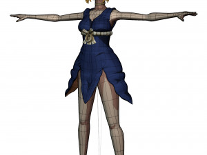 kohaku - dr stone-rig 3D 模型