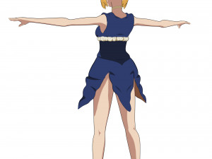 kohaku - dr stone-rig 3D 模型