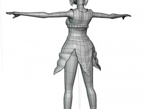 kohaku - dr stone-rig 3D 模型