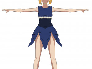 kohaku - dr stone-rig 3D 模型