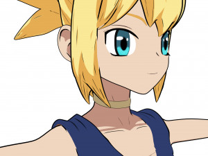 kohaku - dr stone-rig 3D 模型