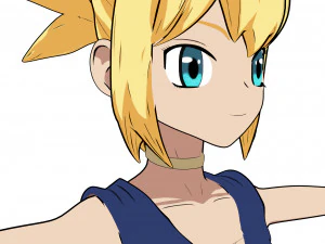 kohaku - dr stone-rig 3D Model