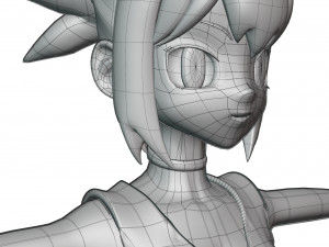 kohaku - dr stone-rig 3D 模型