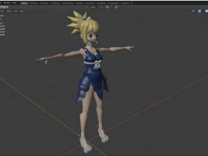 kohaku - dr stone-rig 3D Model