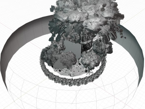 anime forest 3D Model