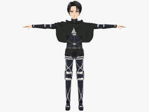 levi ackerman - shingeki no kyojin - attack on titan 3D Model