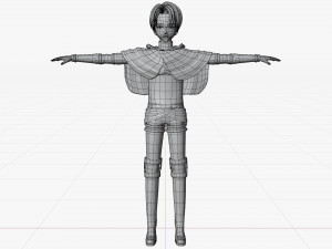 levi ackerman - shingeki no kyojin - attack on titan 3D Model