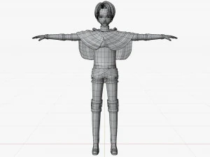 levi ackerman - shingeki no kyojin - attack on titan 3D Model