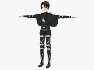 levi ackerman - shingeki no kyojin - attack on titan 3D Model