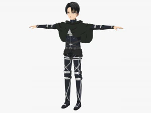 levi ackerman - shingeki no kyojin - attack on titan 3D Model