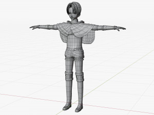 levi ackerman - shingeki no kyojin - attack on titan 3D Model