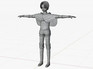 levi ackerman - shingeki no kyojin - attack on titan 3D Model