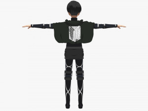 levi ackerman - shingeki no kyojin - attack on titan 3D Model