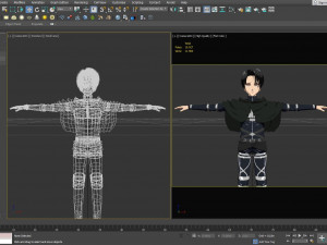 levi ackerman - shingeki no kyojin - attack on titan 3D Model