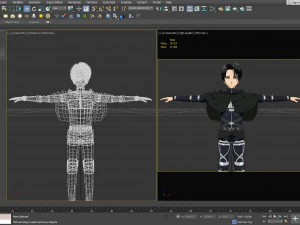 levi ackerman - shingeki no kyojin - attack on titan 3D Model