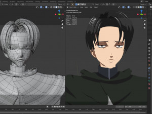 levi ackerman - shingeki no kyojin - attack on titan 3D Model