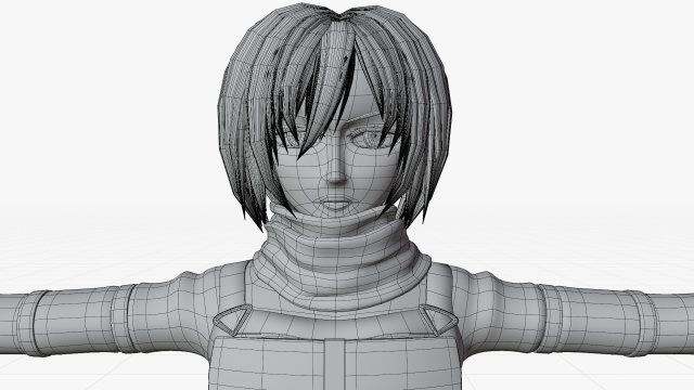 Mikasa Ackerman Zeichnung