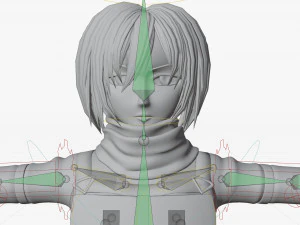 mikasa ackerman - shingeki no kyojin 3D Model