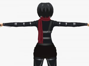mikasa ackerman - shingeki no kyojin 3D Model