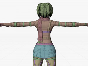 mikasa ackerman - shingeki no kyojin Modèle 3D
