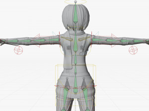 mikasa ackerman - shingeki no kyojin Modèle 3D
