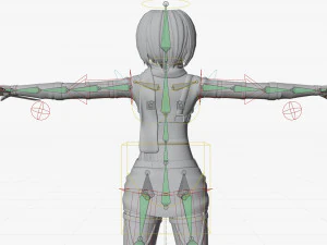 mikasa ackerman - shingeki no kyojin 3D Model