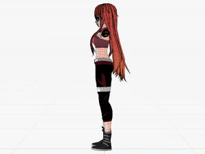 character anime girl 3D Model