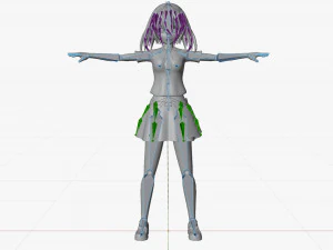 kurome - akame ga kill 3D Model