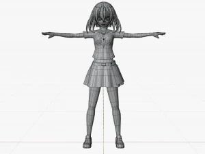 kurome - akame ga kill 3D Model