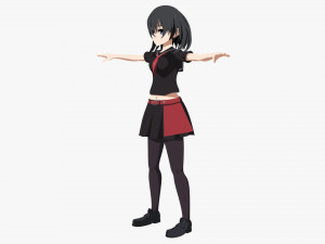 kurome - akame ga kill 3D मॉडल