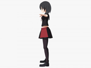 kurome - akame ga kill 3D मॉडल