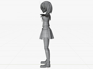 kurome - akame ga kill 3D मॉडल