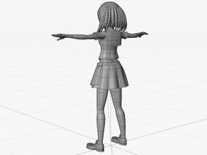 kurome - akame ga kill 3D मॉडल