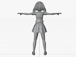 kurome - akame ga kill 3D मॉडल