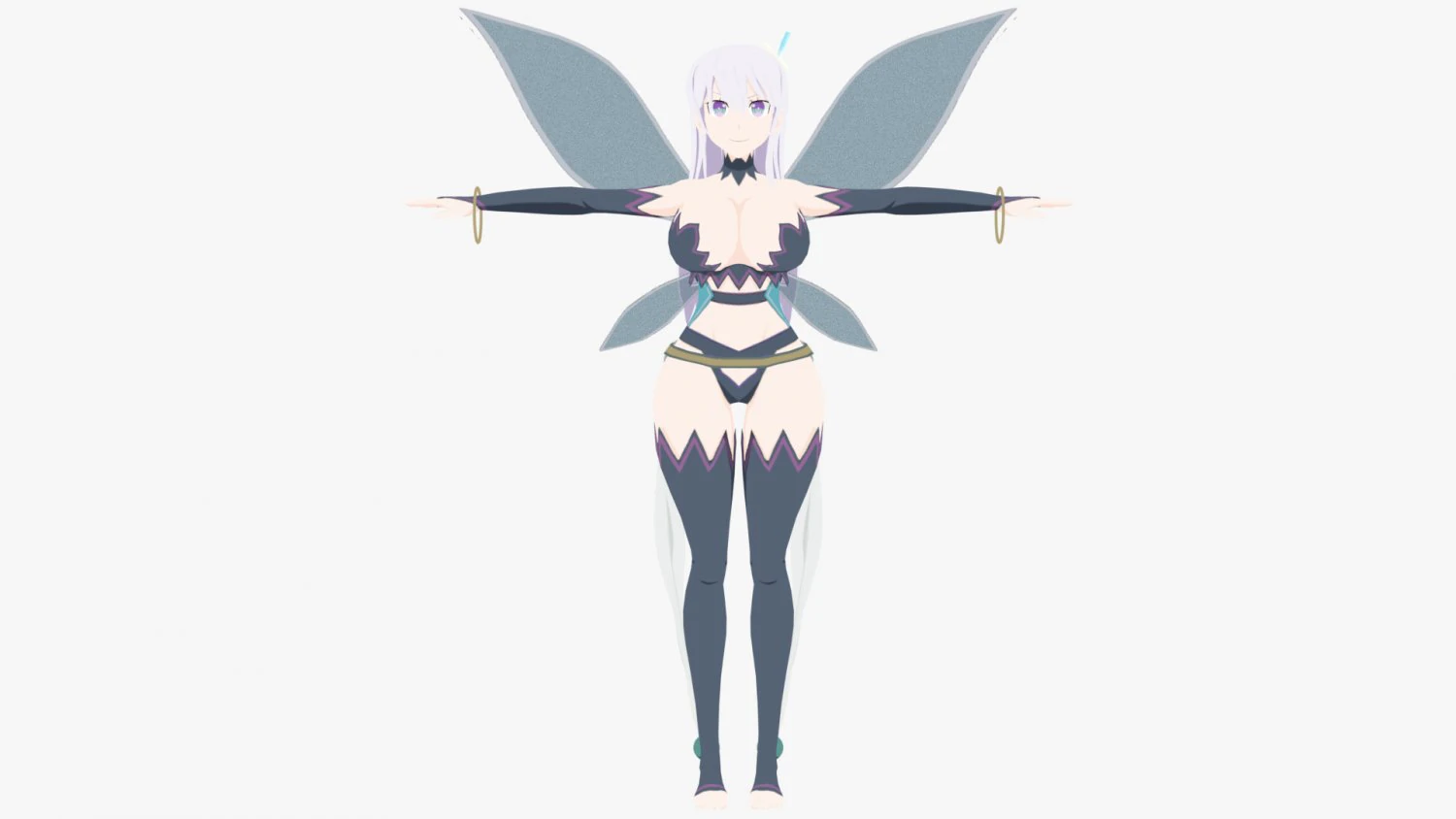 kisaragi - kyuukyoku shinka shita full dive rpg 3D Model .c4d .max .obj .3ds .fbx .stl .blend 
