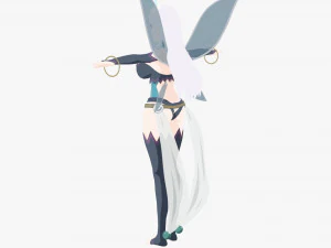 kisaragi - kyuukyoku shinka shita full dive rpg 3D Model