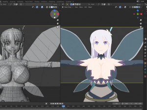 kisaragi - kyuukyoku shinka shita full dive rpg 3D Model