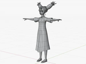 momo - jujutsu kaisen 3D Model