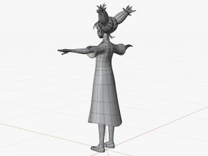 momo - jujutsu kaisen 3D Model