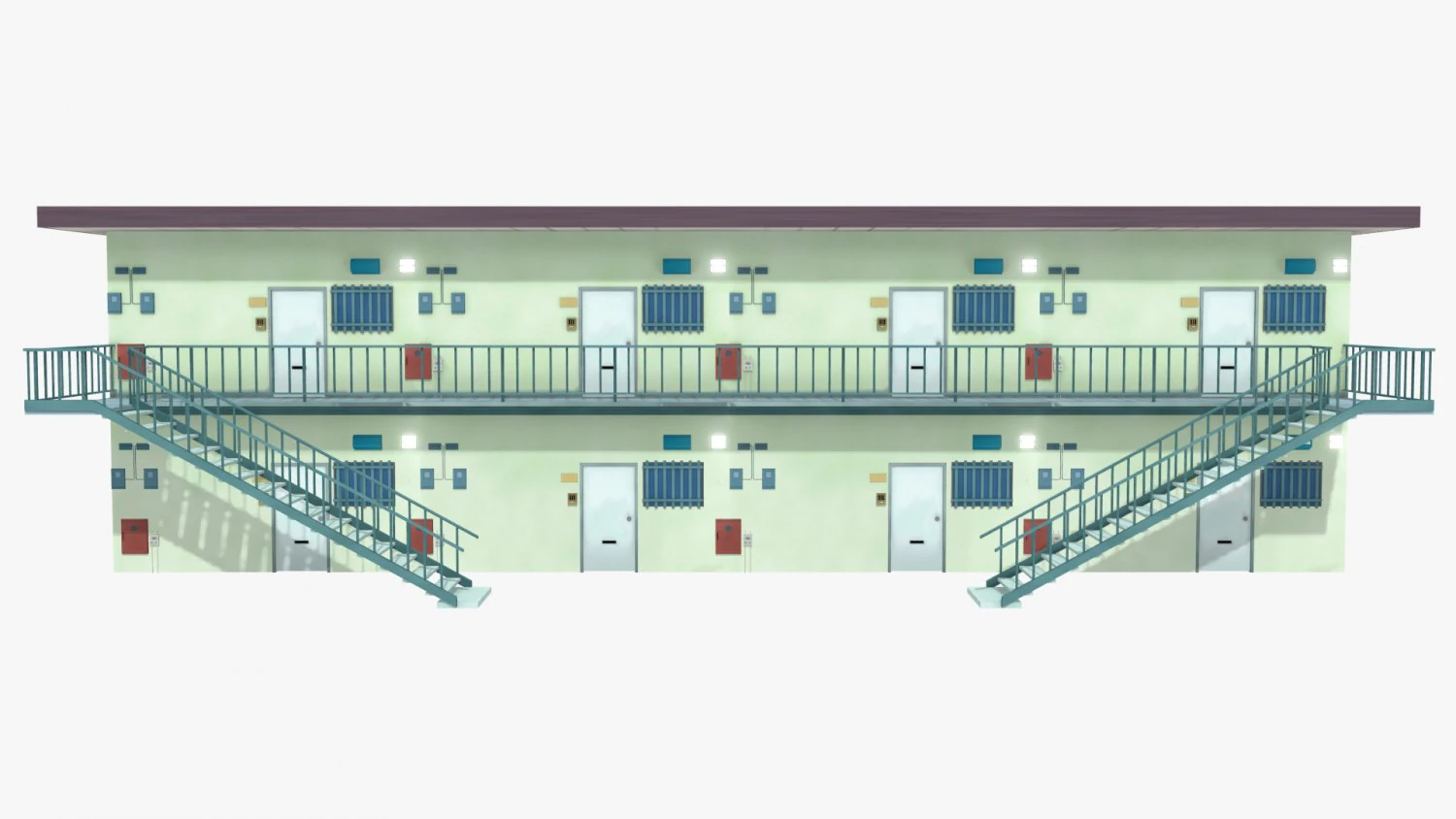 anime apartment tokyo 3D Model .c4d .max .obj .3ds .fbx .stl .blend 