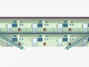 anime apartment tokyo 3D Model