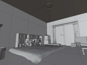 anime apartment tokyo 3D Model