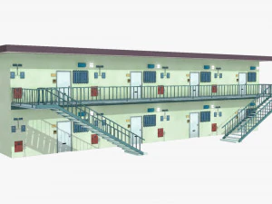 anime apartment tokyo 3D Model