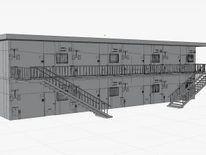anime apartment tokyo 3D Model