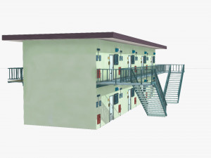 anime apartment tokyo Modèle 3D