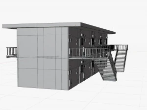 anime apartment tokyo 3D Model